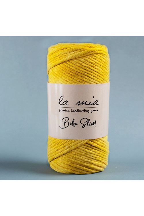 La Mia Boho Slim Sarı El Örgü İpi -L003 - 34195