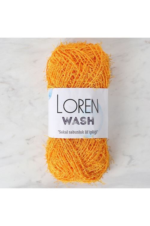 Loren Wash Turuncu El Örgü İpi - R096 - 34038