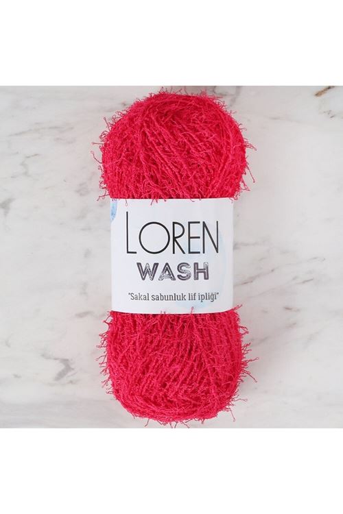 Loren Wash Fuşya El Örgü İpi - R095 - 34026