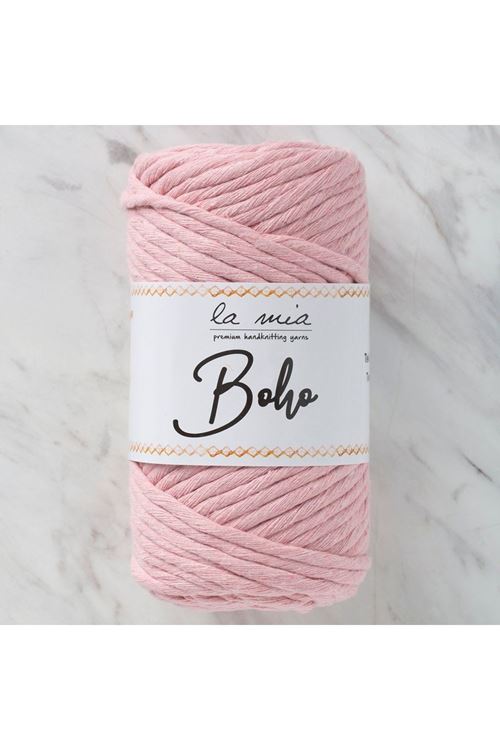 La Mia Boho Açık Pembe Büküm Makrome İpi - L185 - 33998