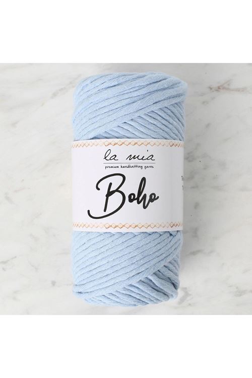 La Mia Boho Açık Mavi Büküm Makrome İpi - L069 - 33995