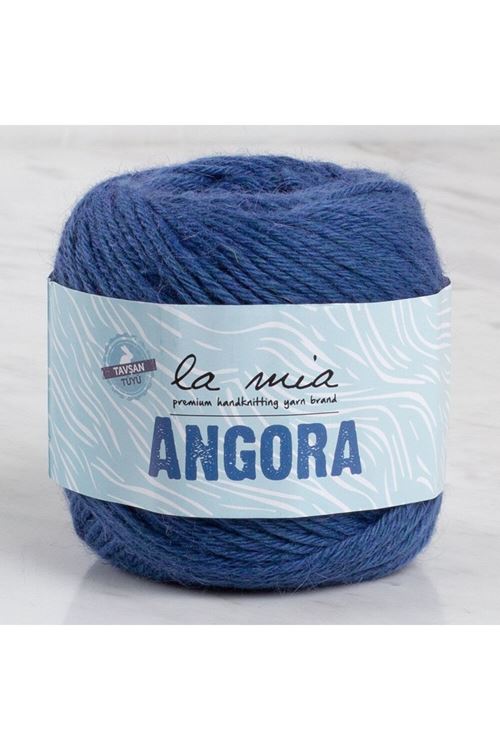 La Mia Angora 50gr Lacivert El Örgü İpi - L129 - 33803