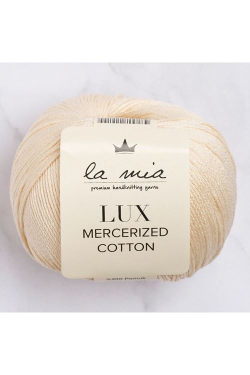 La Mia Lux Mercerized Cotton Bej El Örgü İpi - 174 - 33752