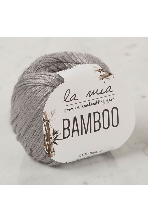 La Mia Bamboo Gri El Örgü İpi - L031 - 33860