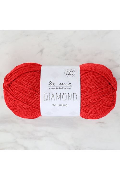 La Mia Diamond Kırmızı El Örgü İpi - L004 - 33723