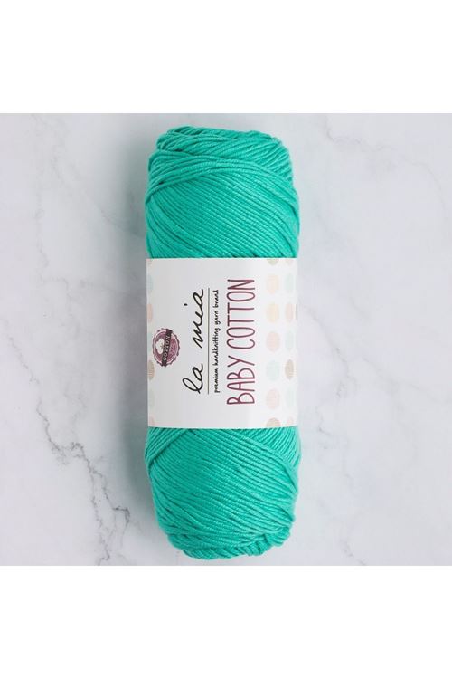 La Mia Baby Cotton Yeşil El Örgü İpi - L044 - 33653