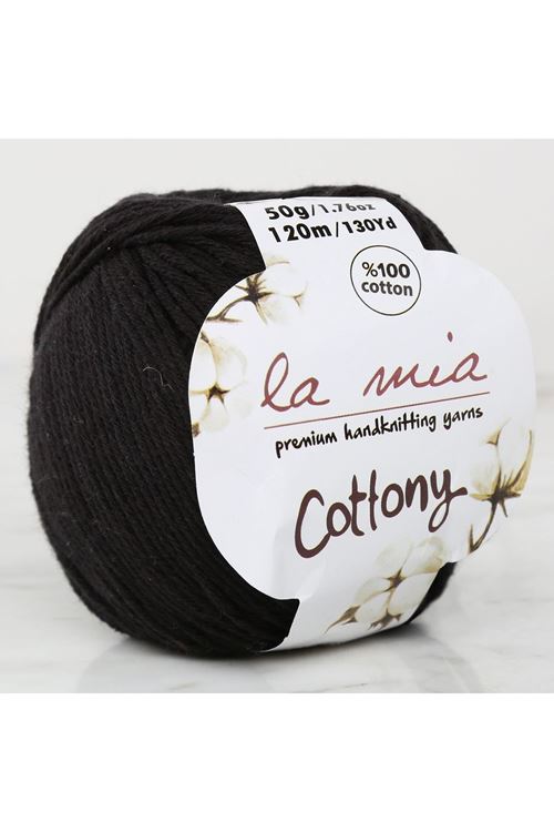 La Mia Cottony Siyah Bebek El Örgü İpi - P21 - 33556