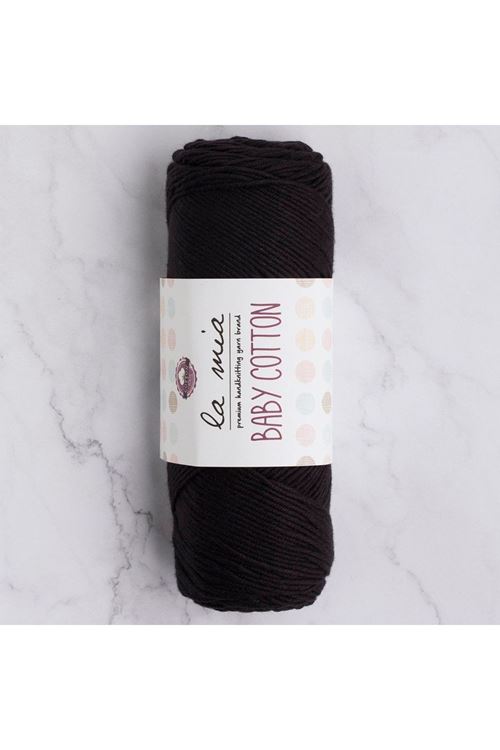 La Mia Baby Cotton Siyah El Örgü İpi - L006 - 33647
