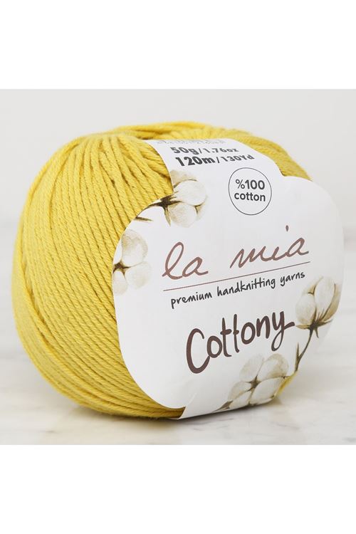 La Mia Cottony Hardal Sarısı Bebek El Örgü İpi - P31-L189 - 33663