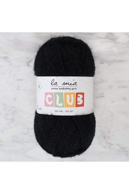La Mia Club Siyah El Örgü İpi - 606
