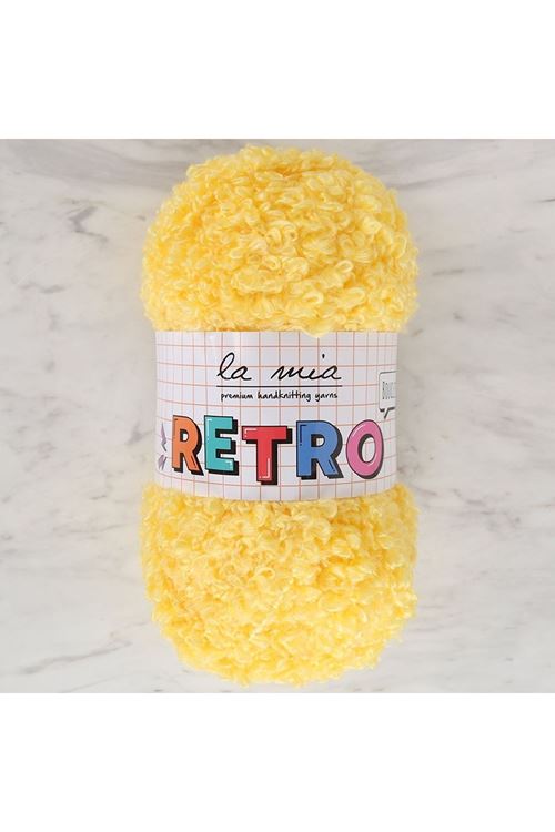 La Mia RETRO Sarı El Örgü İpi - LM0210