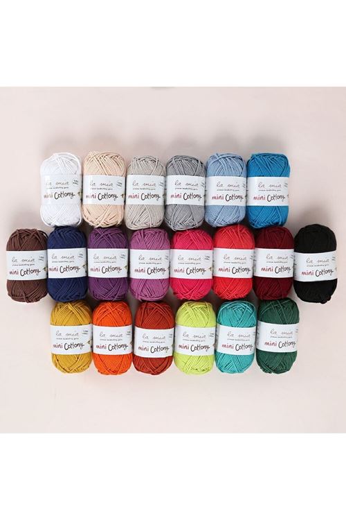 LA MİA MİNİ COTTONY 20'Lİ PAKET 25G RENKLİ EL ÖRGÜ