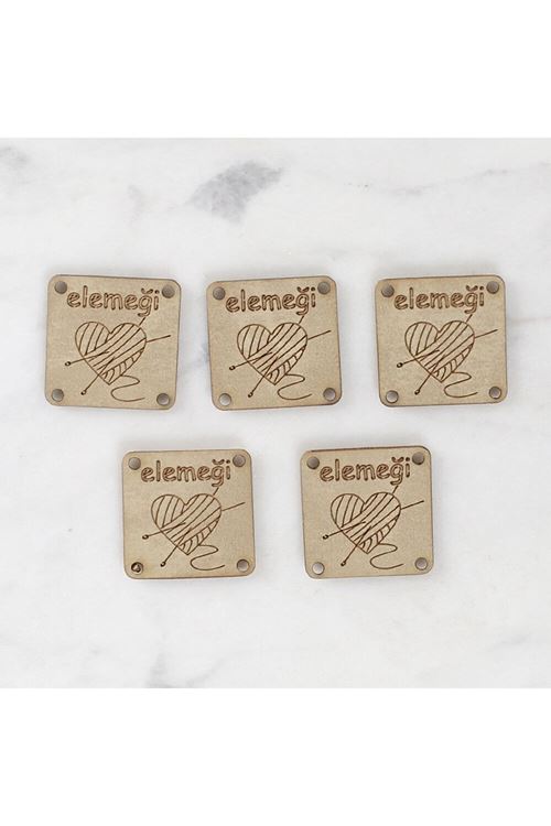 Loren Crafts Elemeği Deri Arma 5 Adet - 1569