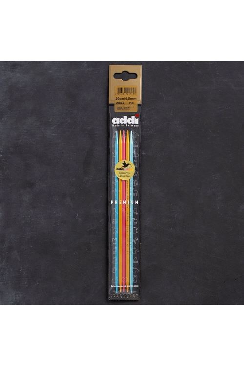 Addi Colibri 4,5mm 20cm Renkli Çorap Şişi - 204-7