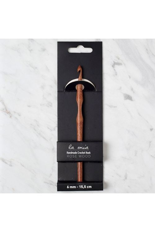 La Mia Rosewood 6 mm 15.5 cm Ahşap Yün Tığ