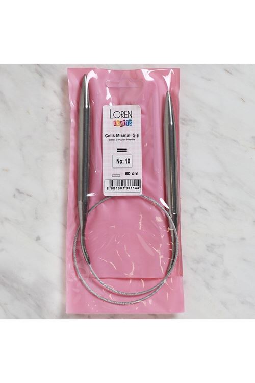 LOREN CRAFTS 10 MM ÇELİK MİSİNALI ŞİŞ 60 CM