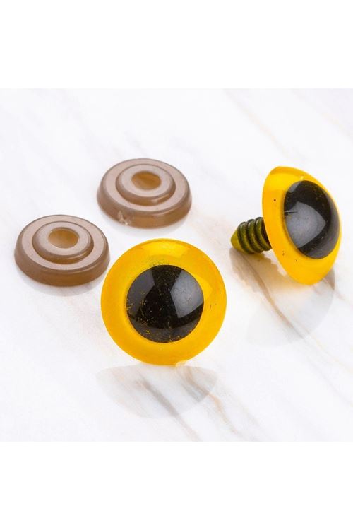 Loren 20 mm Sarı 5 Çift Amigurumi Göz