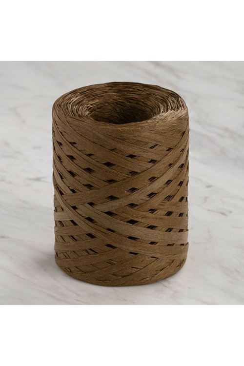 Loren Natural Raffia 90 gr Haki Yeşil Kağıt İp - 8