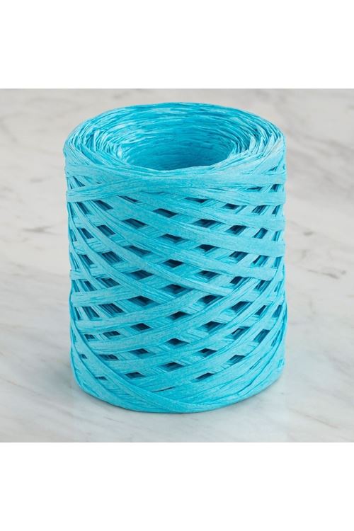 Loren Natural Raffia 90 gr Turkuaz Kağıt İp - 20
