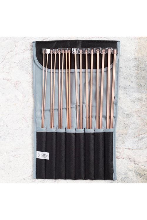 Loren Rose 35cm Örgü Şişi Seti