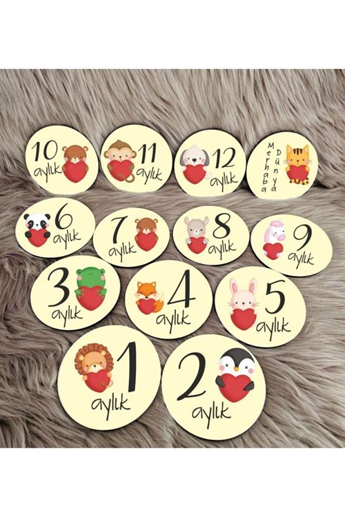 Sevimli Hayvan Bebek Kartları