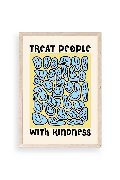 Motto Ahşap Çerçeveli Tablo 23 x 30