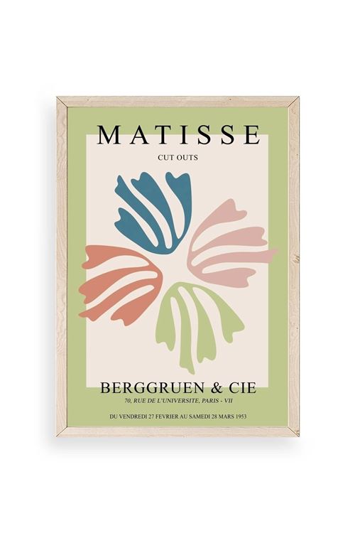 Matisse Ahşap Çerçeveli Tablo 30 x 42