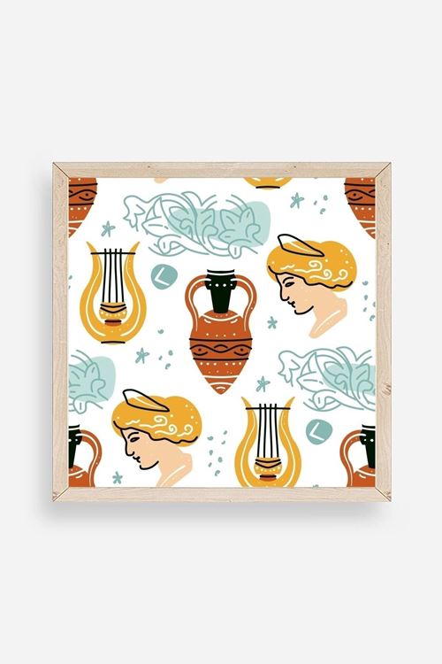 Roma Ahşap Çerçeveli Tablo 23 x 23