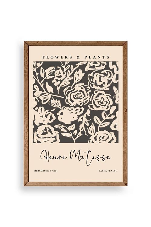 Henri Matisse Ahşap Çerçeveli Tablo 30 x 42