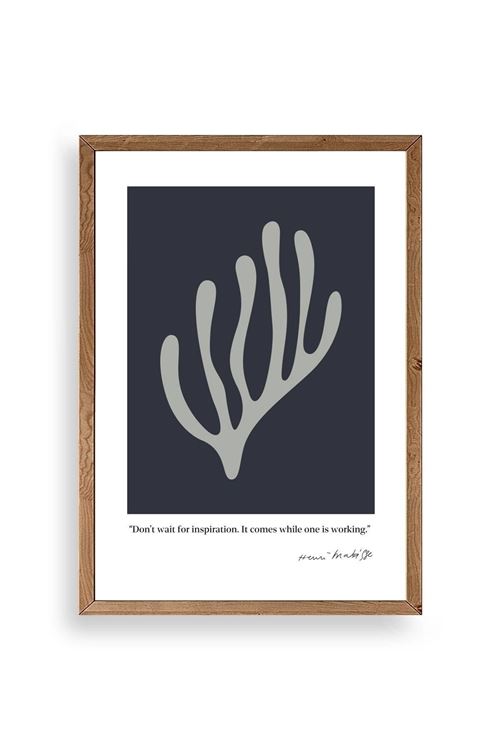 Henri Matisse Ahşap Çerçeveli Tablo 23 x 30