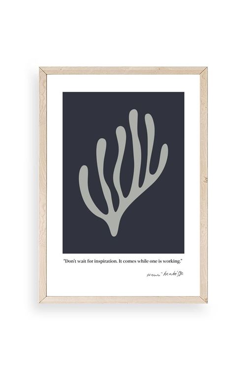 Henri Matisse Ahşap Çerçeveli Tablo 17 x 23