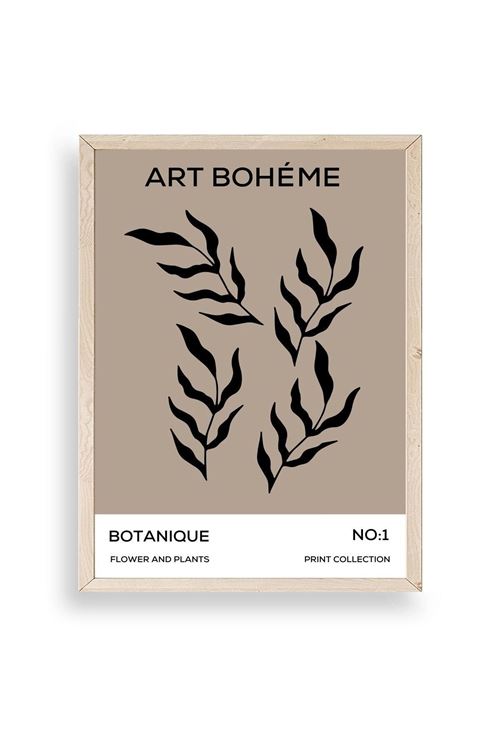 Art Boheme Ahşap Çerçeveli Tablo 17 x 23