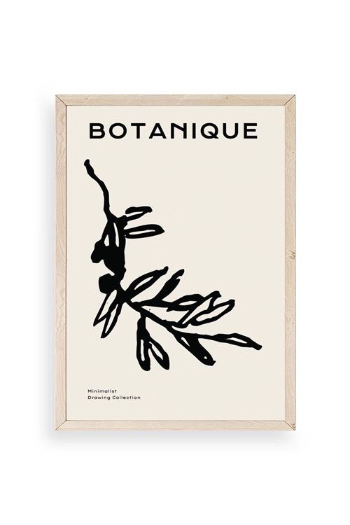 Yaprak Ahşap Çerçeveli Tablo 30 x 42