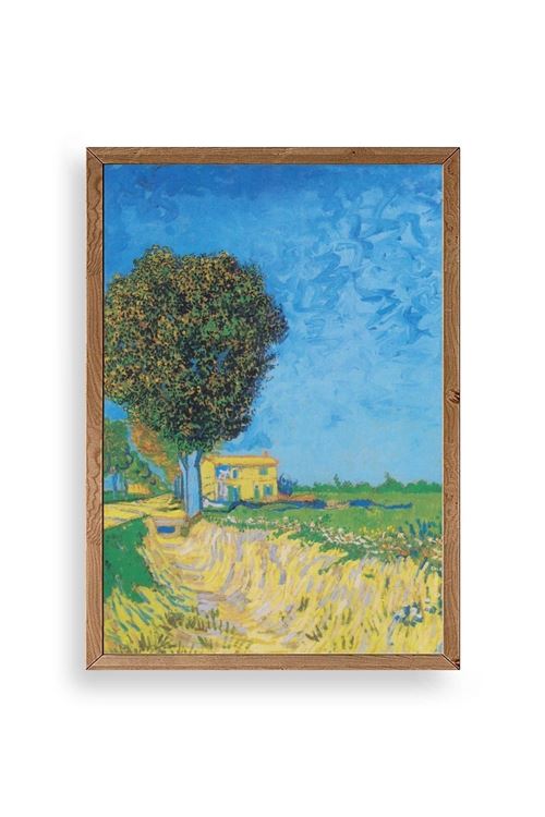 Lane Near Ahşap Çerçeveli Tablo 23 x 30