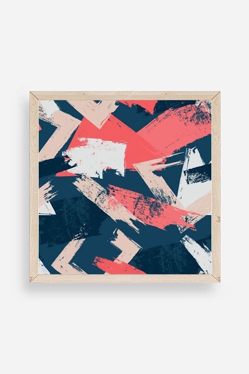 Modern Ahşap Çerçeveli Tablo 23 x 23