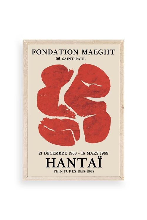 Hantai Ahşap Çerçeveli Tablo 30 x 42