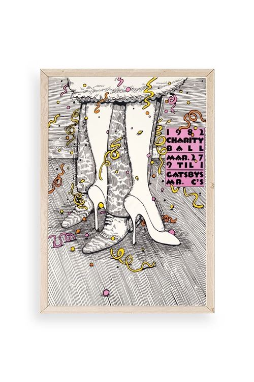 Gastby's Ahşap Çerçeveli Tablo 17 x 23