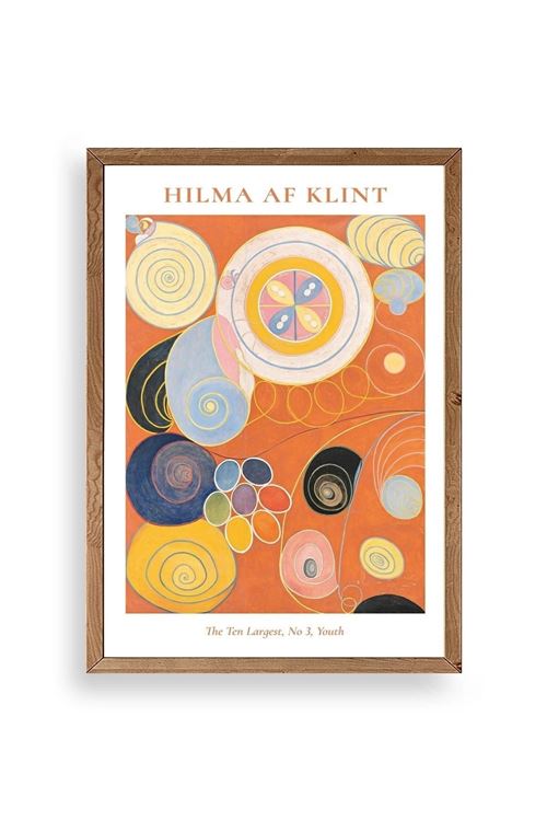 Hilma Af Klint Ahşap Çerçeveli Tablo 23 x 30