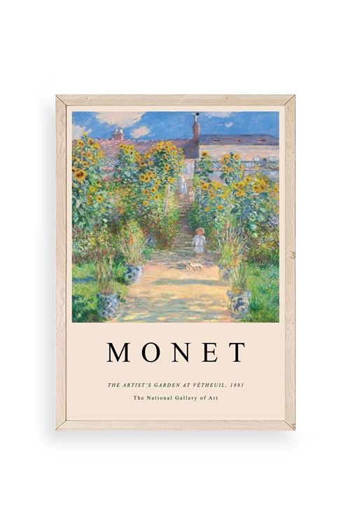 Monet Ahşap Çerçeveli Tablo 50 x 70