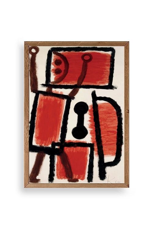 Paul Klee Ahşap Çerçeveli Tablo 30 x 42