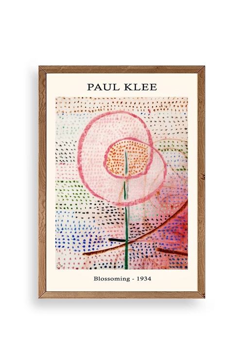 Paul Klee Ahşap Çerçeveli Tablo 17 x 23