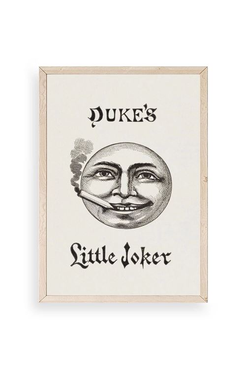 Duke's Little Joker Ahşap Çerçeveli Tablo 17 x 23