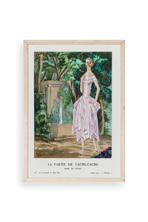 Bon Ton Gazetesi Ahşap Çerçeveli Tablo 23 x 30