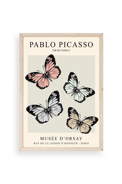 Picasso Ahşap Çerçeveli Tablo 50 x 70