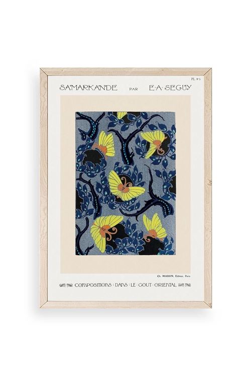 E. A. Seguy Ahşap Çerçeveli Tablo 17 x 23