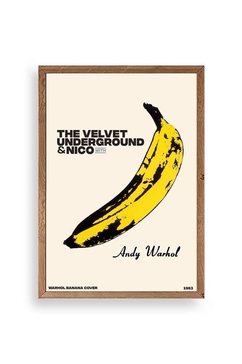 Andy Warhol Ahşap Çerçeveli Tablo 50 x 70