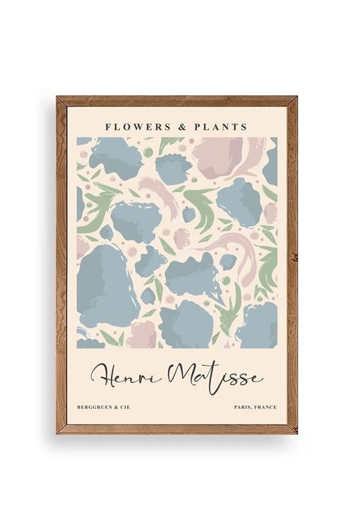 Henri Matisse Ahşap Çerçeveli Tablo 23 x 30