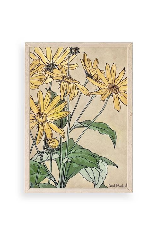 Hannah Borger Ahşap Çerçeveli Tablo 17 x 23