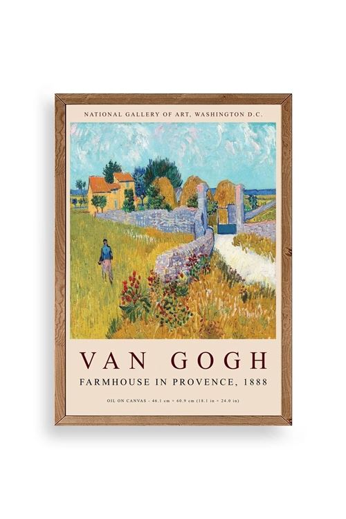 Van Gogh Ahşap Çerçeveli Tablo 23 x 30
