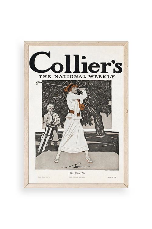 Edward Penfield Ahşap Çerçeveli Tablo 23 x 30